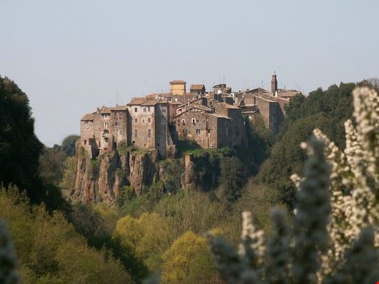 Natura e Archeologia - Borgo medievale visto dal fondo delle Forre.