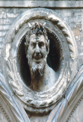 Particolare di Palazzo Bolognini Amorini