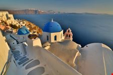 Oia e la caldera