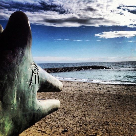  Scultura di Carin Grudda a San Lorenzo al Mare  
