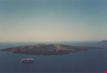 santorini volcano view