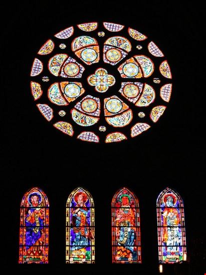  Le vetrate artistiche della Chiesa di S.Caterina  
