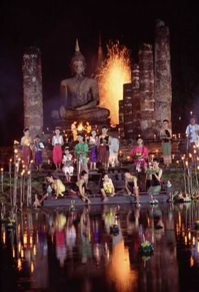 Loy Krathong Festival in Sukhothai