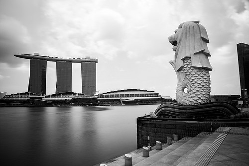  la statua del merlion