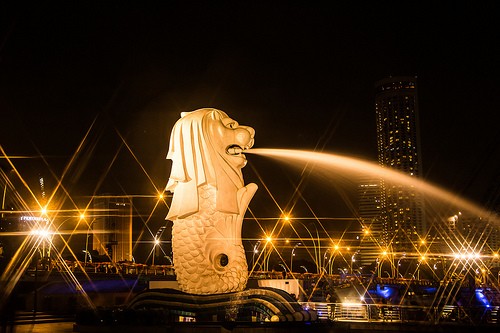  la statua del merlion