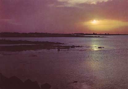 Tramonto sulla Sciaia a mare