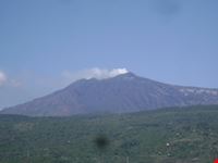 Il vulcano in eruzione