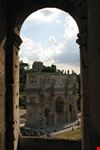 arco di tito  dal colosseo  roma