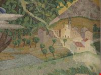 Particolare dal mosaico della Cappella dell' Apparizione