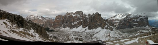 Panorama da Rifugio Lagazuoi.