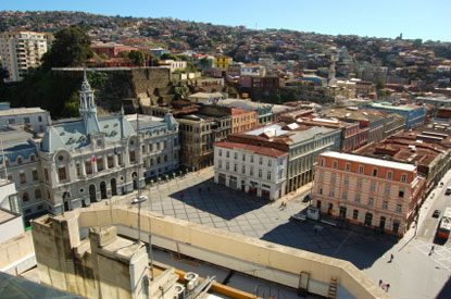 La parte vecchia di Valparaiso