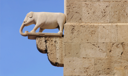 Torre dell'Elefante, particolare