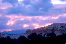 Montagne all'alba