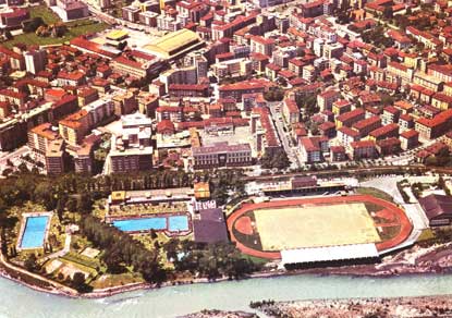 Veduta aerea della città