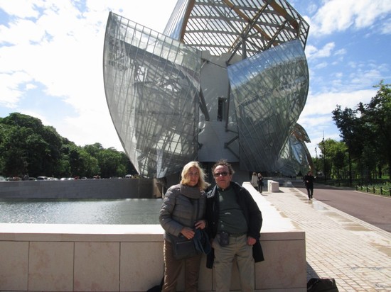 noi al museo Vuitton