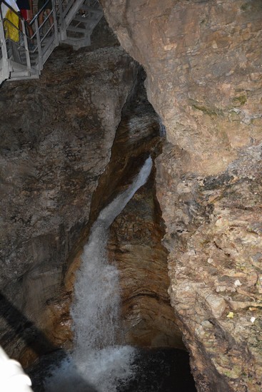 Una cascata del canyon Rio Sass.