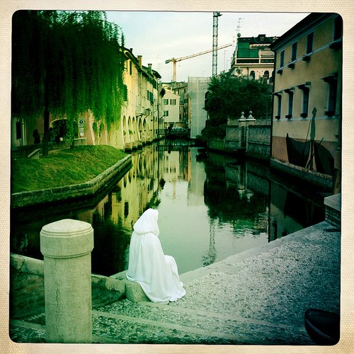 Carte Postale Vintage Treviso - Canal Buranelli Et Lavandières - Photo Ancienne