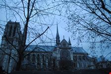 Cathédrale Notre-Dame de Paris al tramonto
