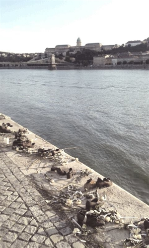 Budapest, vista del Castello e del Ponte delle Catene