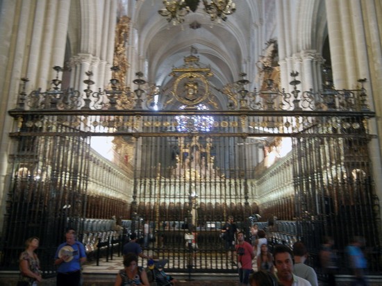 toledo - cattedrale, il coro