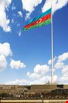 baku national flag square