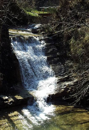 Cascata "Percorso di scoperta" del Chiardovo