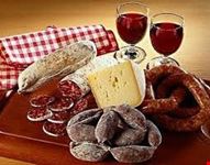 Salumi e formaggi in mostra