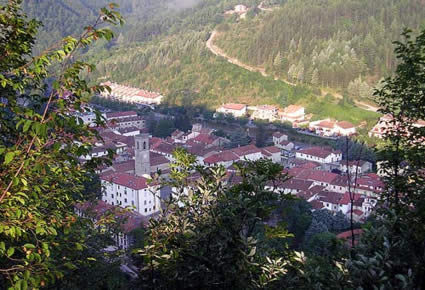Veduta su Bagno di Romagna