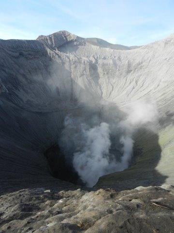 nel parco di Bromo