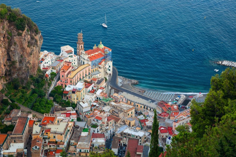 Atrani dall'alto