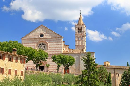 The Basilica of Santa Chiara Assisi  