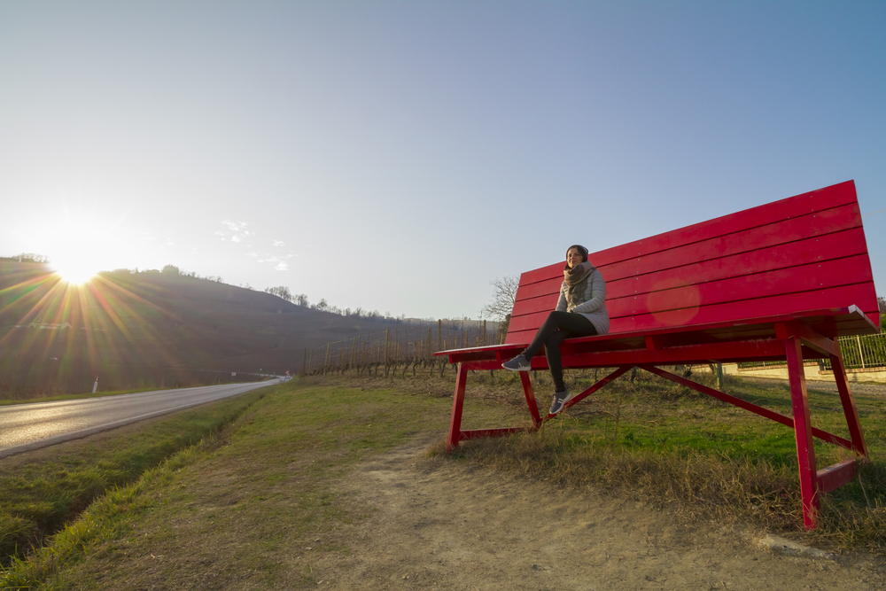 Panchine giganti delle Langhe, la curiosa attrazione delle terre del gusto in Piemonte