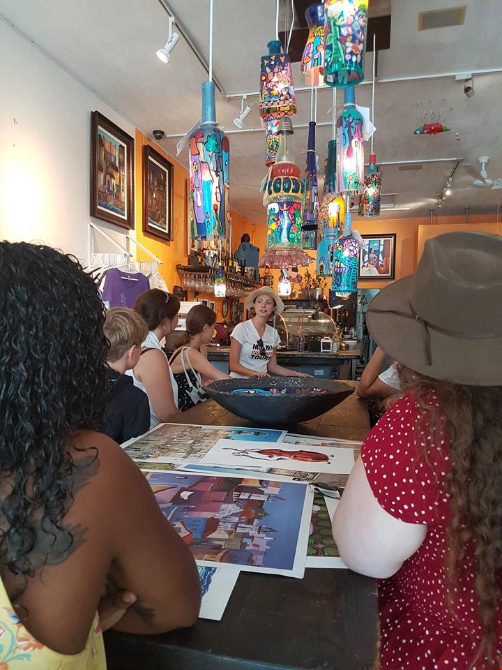Little avana_ tour enogastronomico del Miami Culinary Tours_ atelier bar dell'artista Augustin