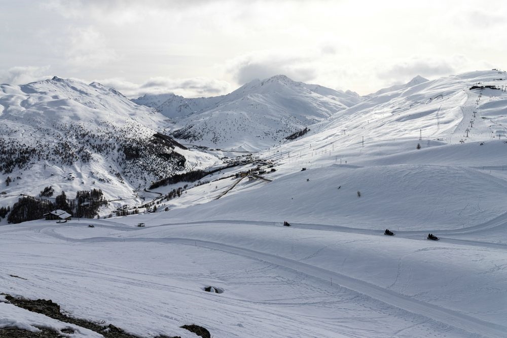 Piste da sci a Livigno