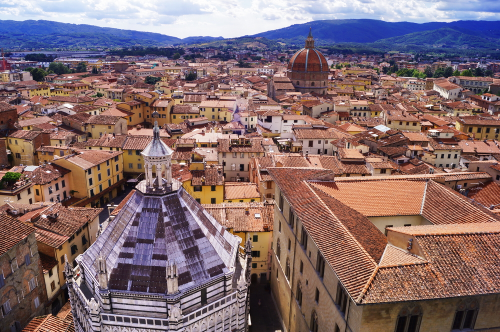 Pistoia dall'alto