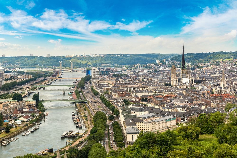 Rouen skyline