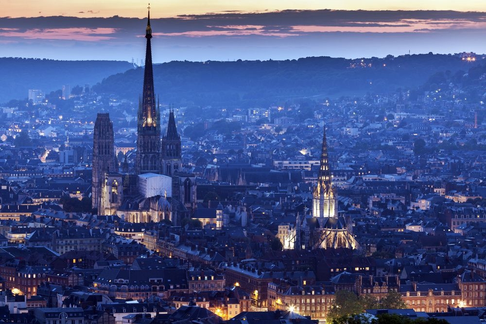 Rouen sunset