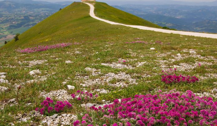 In cima alla Valsorda, luogo del silenzio in provincia di Perugia