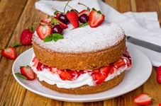 Vicotoria sponge cake_1119437414