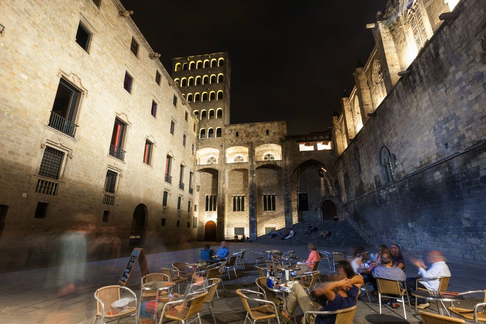 Barrio Gotico di sera