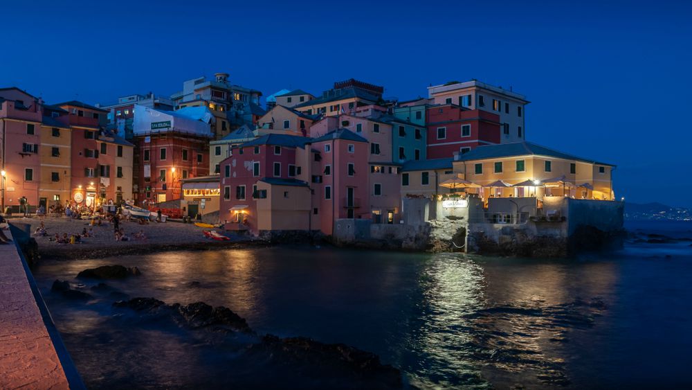 Boccadasse di notte